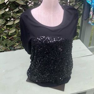 Apt 9 Black /Sparkle Top